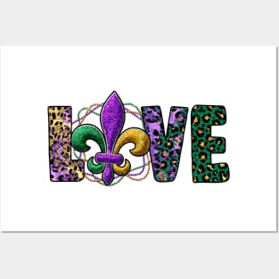 Love Mardi Gras Posters and Art